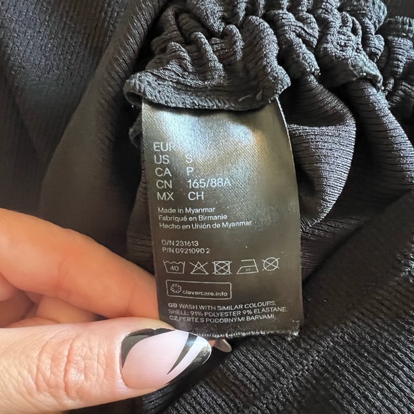 Ruched Drawstring Dress, Casual Bodycon Crew Neck Short Sleeve Dress - Picture 7 of 8